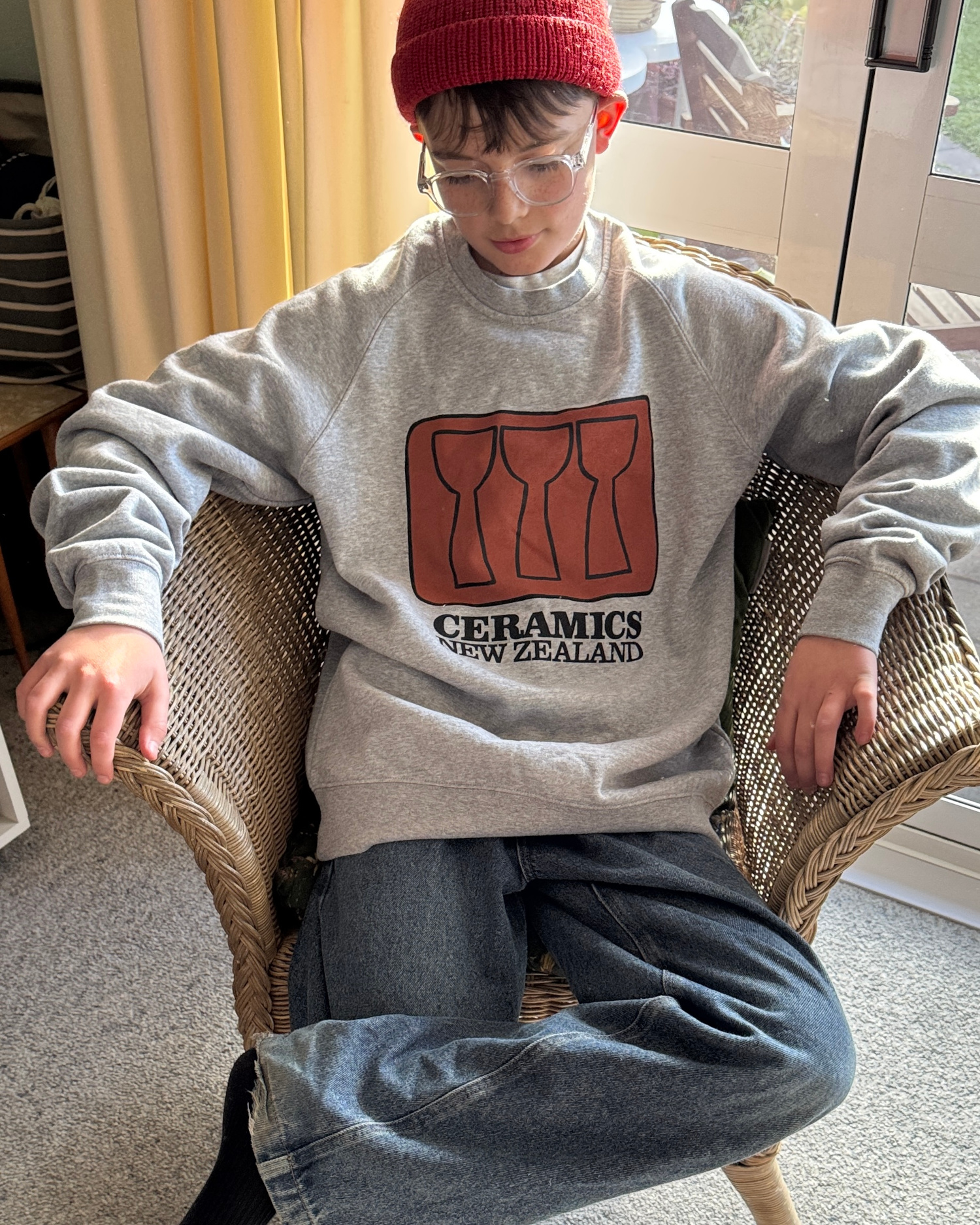 Ceramics New Zealand Vintage Logo Sweatshirt - Image 2